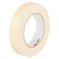 2307 Masking Tape, 24 mm (1") x 55 m (180'), Tan Equipex