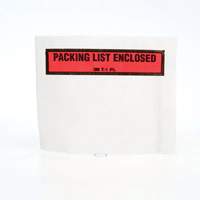 Packing List Envelope, 5-1/2" L x 4-1/2" W, Endloading Style Equipex