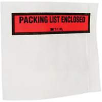 Packing List Envelope, 5-1/2" L x 4-1/2" W, Endloading Style Equipex