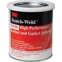 Scotch-Weld High-Performance Rubber & Gasket Adhesive, Gallon, Brown Equipex