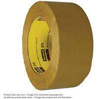 Scotch&reg; Box Sealing Tape 373, Hot Melt Adhesive, 2.5 mils, 72 mm (3") x 50 m (164') Equipex