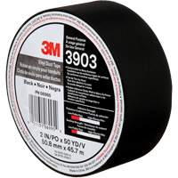 Rubans adh&eacute;sifs en vinyle 3903, 48 mm (2") la x 45 m (148') lo, 6,5 mils, Noir Equipex