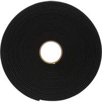 Ruban de mousse en vinyle 4504, 25,4 mm (1") la x 16,5 m (54') lo, 250 mils, Noir Equipex
