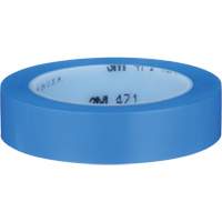 471 Vinyl Tape, 25.4 mm (1") W x 32.9 m (108') L, 5.3 mils, Blue Equipex