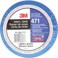 471 Vinyl Tape, 50.8 mm (2") W x 32.9 m (108') L, 5.2 mils, Blue Equipex