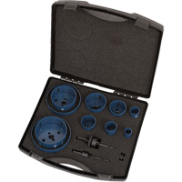 Electrician's Master Holesaw Kit, 12 Pieces Equipex