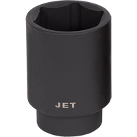 Socket, Impact, 1-11/16", 1/2" Drive, 6 Points, Deep Equipex