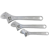 AW-3S Adjustable Wrench Set, Adjustable, 3 Pieces, Imperial and Metric Equipex