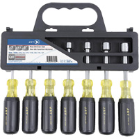 JKND-7S Cushion Grip Nutdriver Set, 7 Pcs., Non Magnetic, Imperial Equipex
