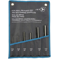 RPP-6S Roll Pin Punch Set, 6 Pieces Equipex