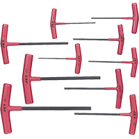 JTHK-10 Jeu de cl&eacute;s hexagonales avec manche en T, 10 mcx, Imp&eacute;rial/Torx Equipex