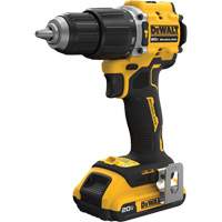 Atomic Compact Series Brushless Cordless Hammer Drill Kit, 1/2" Chuck, 20 V Equipex