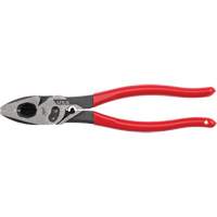 Lineman's Dipped Grip Pliers with Crimper & Bolt Cutter Equipex