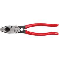 Lineman's Dipped Grip Pliers with Thread Cleaner Equipex