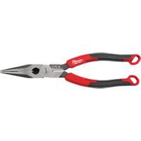Long Nose Comfort Grip Pliers, 8" L Equipex