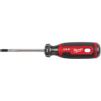 Cabinet Screwdriver, 3/16" Tip, Round, 170 mm L, Cushion Grip Handle Equipex