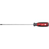 Cabinet Screwdriver, 3/16" Tip, Round, 279 mm L, Cushion Grip Handle Equipex