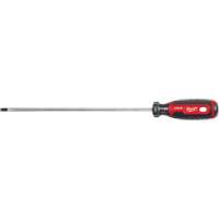 Cabinet Screwdriver, 1/4" Tip, Round, 363 mm L, Cushion Grip Handle Equipex