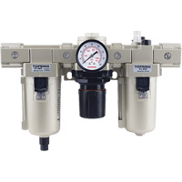 Filtre, r&eacute;gulateur, lubrifiant avec bol m&eacute;tallique, 1/2" NPT, 150 psi Equipex