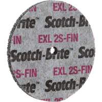 Meule homog&egrave;ne Scotch-Brite EXL, 3" x 1/2", Arbre de 1/4" Equipex