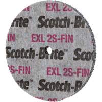 Meule homog&egrave;ne Scotch-Brite EXL, 3" x 1/2", Arbre de 1/4" Equipex