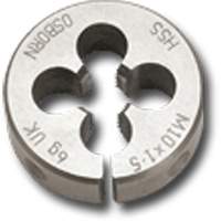 Round Die, 5/16"-22 Thread, High Speed Steel Equipex