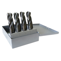 Reduced Shank Drill Bit Set, 5 Pieces, High Speed Steel Equipex