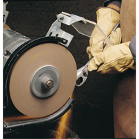Scotch-Brite Cut & Polish Wheels, 6" Dia. x 1" W, 1" Arbor, Aluminum Oxide Equipex