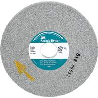 Scotch-Brite EXL Deburring Wheel, 6" x 1/2", 1" Arbor, Aluminum Oxide Equipex