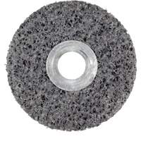 Roue unitaris&eacute; CS-UW Clean & Strip Scotch-Brite, 6" x 1", Arbre de 5/8", Grain de Extra grossier, Carbure de silicium Equipex