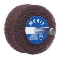 Disques non tiss&eacute;s Abrasotex, 3" dia. x 1" la, Arbre 1/4", Oxyde d'aluminium Equipex