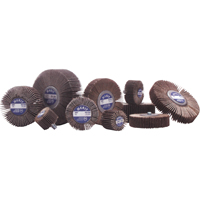 Flap Wheels - Mandrel Mounted Flap Wheels, Aluminum Oxide/Ceramic, 60 Grit, 1" x 1" x 1/4" Equipex