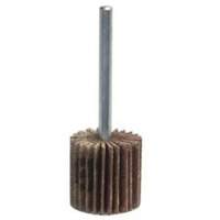Super Finish Mini Flap Wheel, Aluminum Oxide, 60 Grit, 1-3/16" x 1/4" x 1/4" Equipex