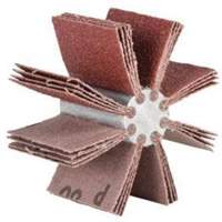 Plain Flap B-830 Bore Polisher, Aluminum Oxide, 60 Grit, 6-3/4" x 1-1/2" Equipex