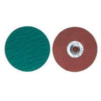 Quick-Change Cloth Disc, 4" Dia., 120 Grit, Zirconium Equipex