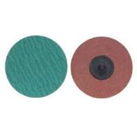 Quick-Change Discs, 3" Dia., 36 Grit, Zirconia Alumina Equipex