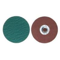 Quick-Change Discs, 3" Dia., 36 Grit, Zirconia Alumina Equipex