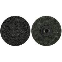 Disques non tiss&eacute;s &agrave; changement rapide, 2" dia., Grain Extra grossier, Oxyde d'aluminium Equipex