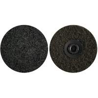 Disques non tiss&eacute;s &agrave; changement rapide, 3" dia., Grain Extra grossier, Oxyde d'aluminium Equipex