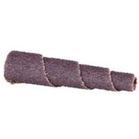 ALO Spiral Cartridge Roll, 100 Grit, 5/8" Dia., Aluminum Oxide, 1-1/2" L, 1/8" Arbor Equipex