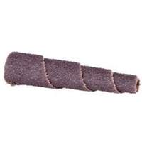ALO Spiral Cartridge Roll, 60 Grit, 1" Dia., Aluminum Oxide, 2" L, 3/16" Arbor Equipex