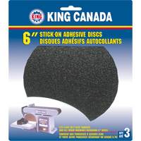 Disque de ponçage pour le bois, 6" dia., Grain 60 Equipex