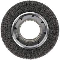 MEULE CIRC,FIL CREPE,4-1/4",.0118X5/8"X2", 4-1/4" dia., Fils 0.012, Arbre 2" Equipex