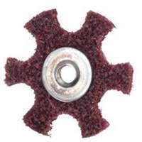 Abrasotex Surface Preparation Star, 2" Dia., Medium Grit, Aluminum Oxide Equipex