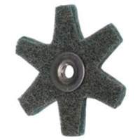 Abrasotex Surface Preparation Star, 2" Dia., Very Fine Grit, Aluminum Oxide Equipex