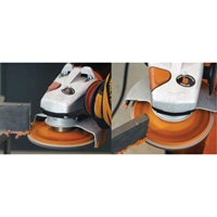 Disque &agrave; lamelles Enduro-Flex, 4-1/2" x 5/8"-11, Type 27, Grain 40, Alumine de zirconium Equipex