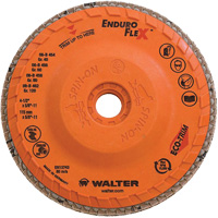 Enduro-Flex Flap Disc, 4-1/2" x 5/8"-11, Type 27, 120 Grit, Zirconia Alumina Equipex