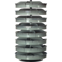 Modules de stockage Rotabin, 500 lb Capacit&eacute; par niveau, 8 Niveau(x), 66" ha x 34" dia Equipex