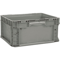 StakPak Plus 4845 System Containers, 15" W x 24" D x 14.5" H, Grey Equipex