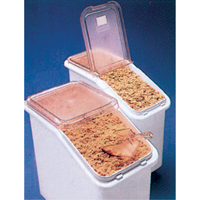 Contenants mobiles &agrave; ingr&eacute;dients avec couvercle coulissant, Capacit&eacute; de 3,5 pi³, 28" h x 15-1/2" la x 29-1/2" p Equipex